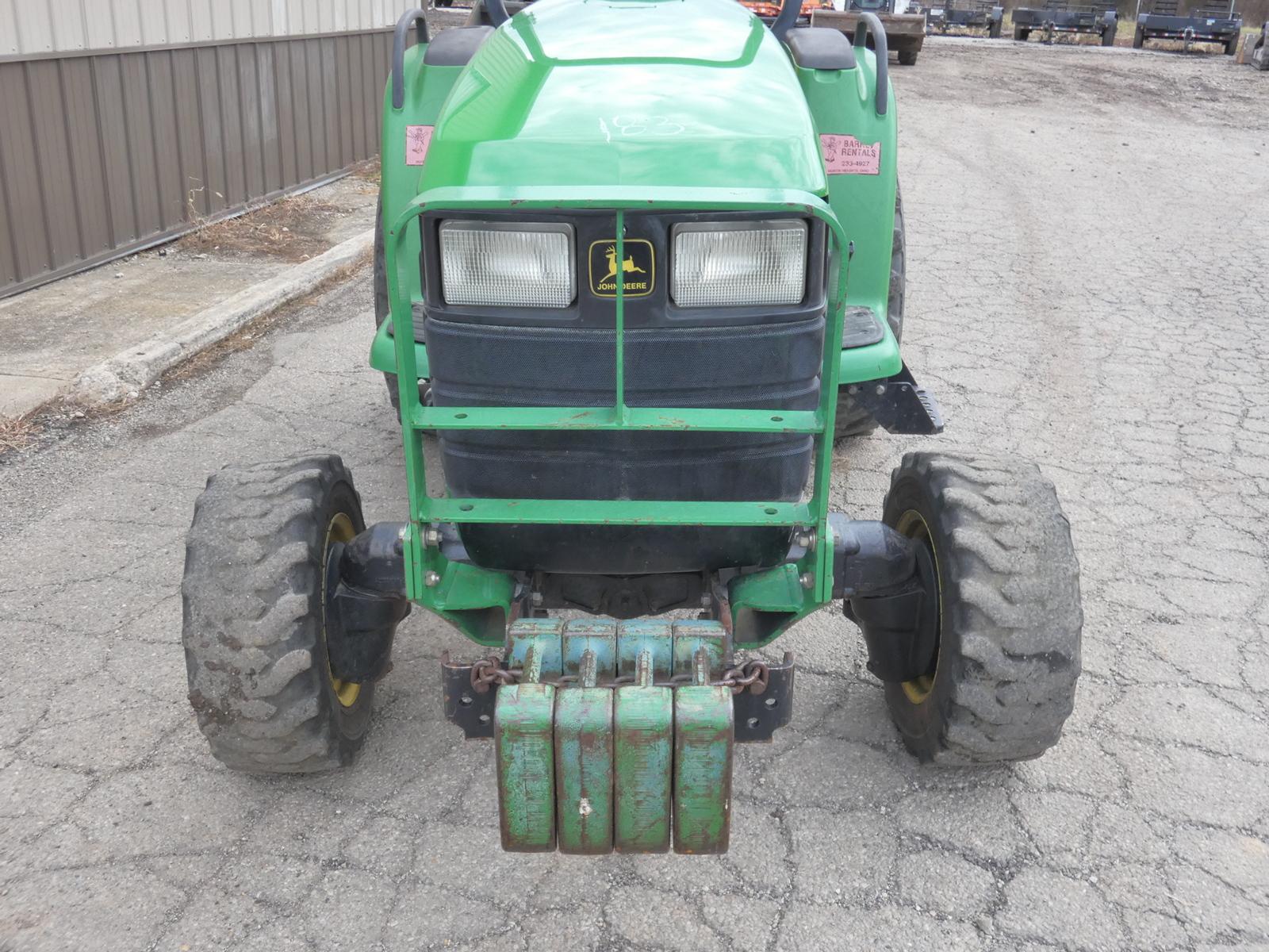 John Deere 4200 HST 4x4 Utility Tractor, SN:LV4200H422509, Diesel, 3pt, PTO