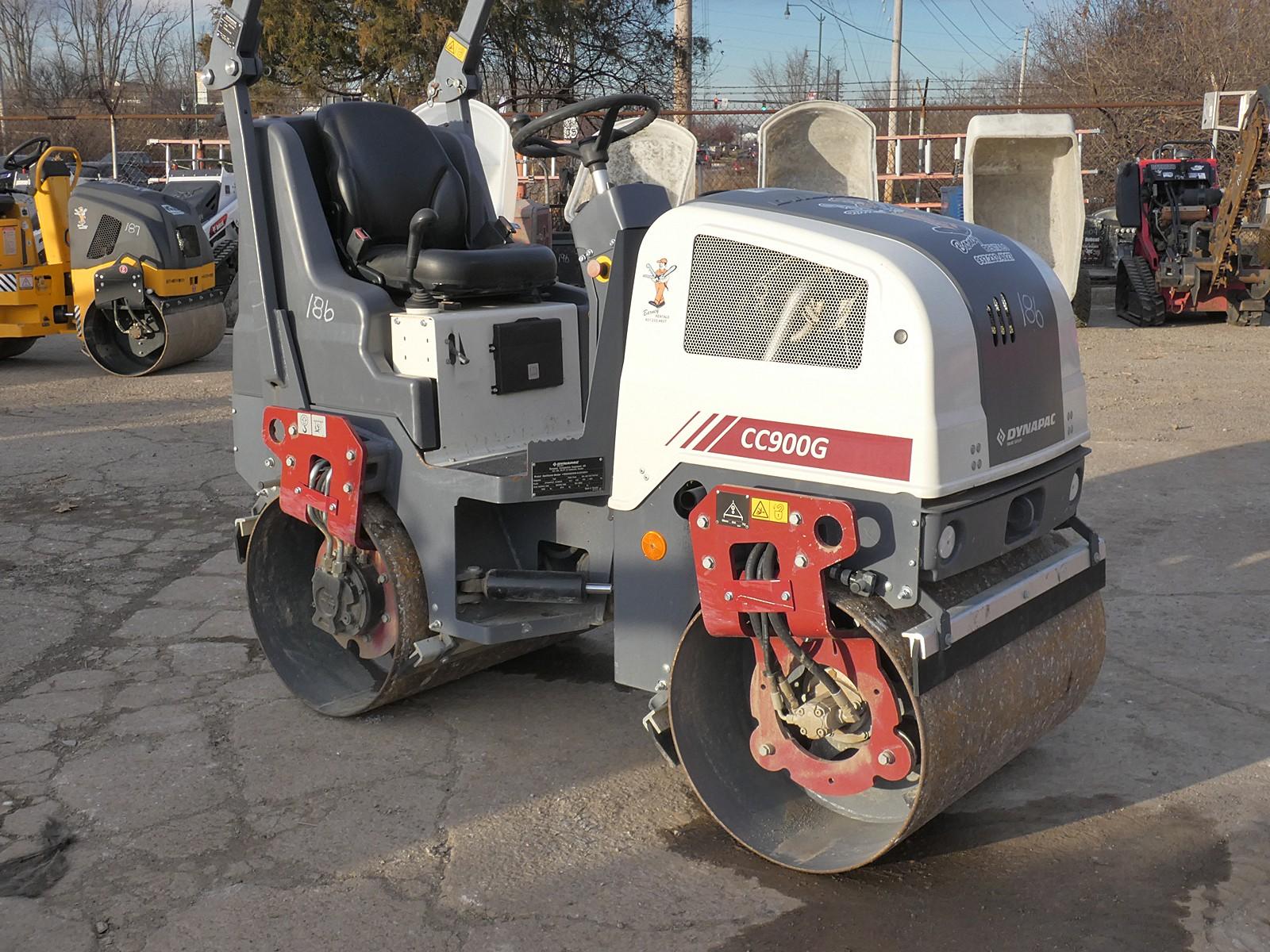 2019 Dynapac CC900G Vibratory Tandem Roller , SN:10000303HKA025360, Honda 2