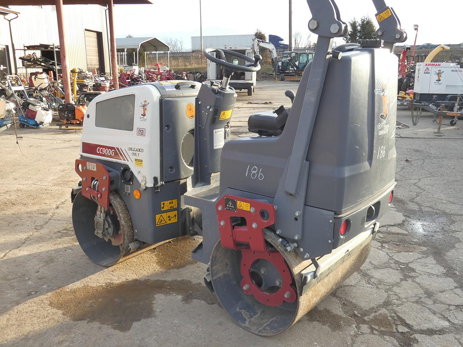 2019 Dynapac CC900G Vibratory Tandem Roller , SN:10000303HKA025360, Honda 2