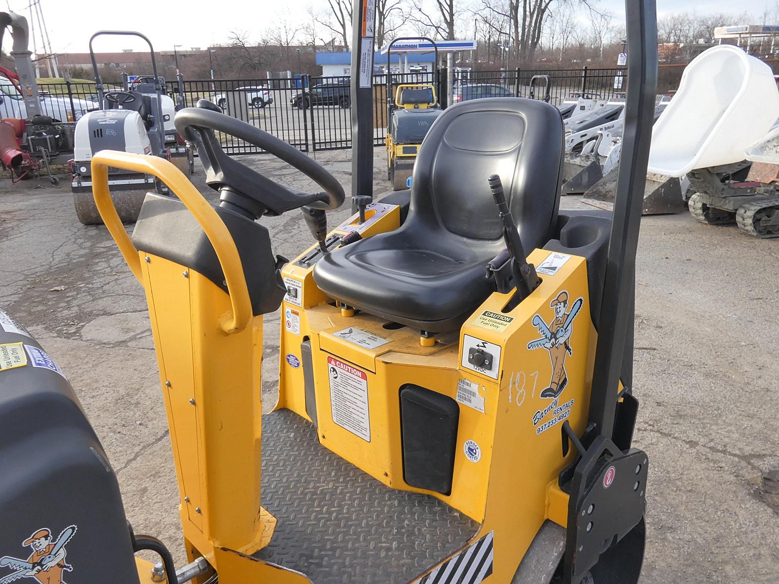 2019 Multiquip AR14H Vibratory Tandem Roller, SN:190310, Honda 2 Cyl Gas, 3