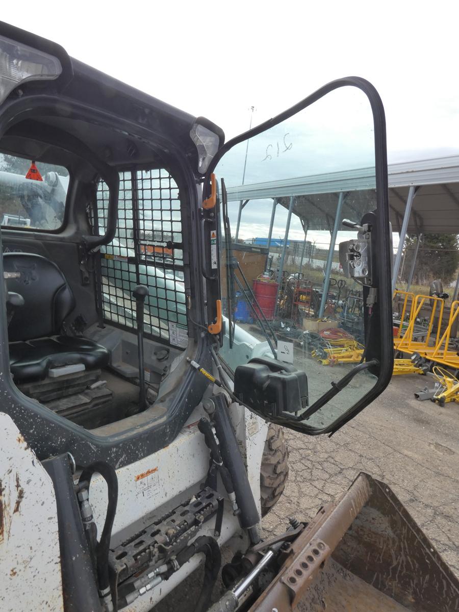 2018 Bobcat S570 Skidloader, SN:ALM426353, Cab w/ Air, 2 Speed, Aux Hyd, Po