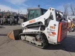 2017 Bobcat T590 Compact Track Loader, SN:ALJU22816, EROPS w/ Air, Bobcat P