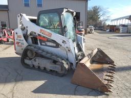 2017 Bobcat T590 Compact Track Loader, SN:ALJU22816, EROPS w/ Air, Bobcat P