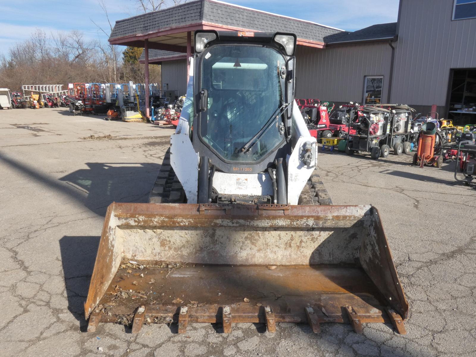 2017 Bobcat T590 Compact Track Loader, SN:ALJU22816, EROPS w/ Air, Bobcat P