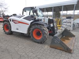 2019 Bobcat V519 4x4 Versahandler, SN:B3YH13249, Cab w/Air, Bobcat QT Bucke