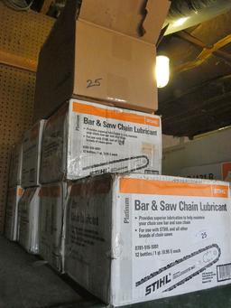 (8) Boxes of 12ea Stihl Bar Oil