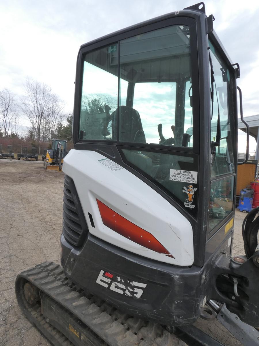 2020 Bobcat E26 Mini Excavator, SN:B4S912495, Kubota Diesel, EROPS w/ Air,