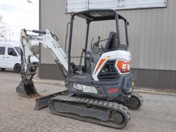 Bobcat E26 Mini Excavator, SN:B45911400, Kubota Diesel, ROPS, Aux. Hyd, QT