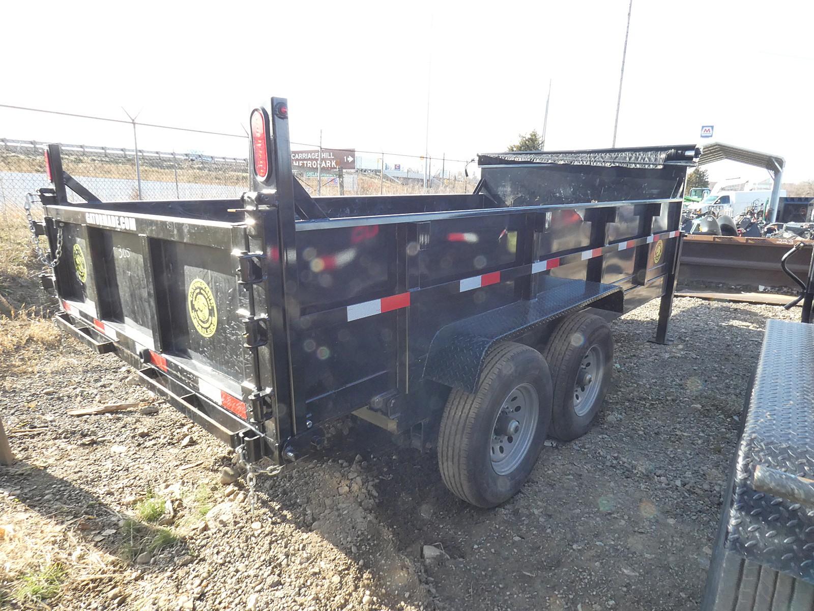 2021 Gator 7 Ton 14' Tandem Dump Trailer, SN:4Z1DZ142SNS006755, Ramps, Elec