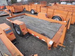 2016 Towmaster T-5DT 14' 5000# Tilt Trailer, SN:4KNTT1416GL161403, 76''x14'