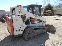 2016 Bobcat T590 Crawler Skidloader, SN:ALJU20174, Bobcat Pedals, Aux Hyd,