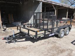 2020 Suretrac 14' Tandem Form Trailer, SN:5JW1U1426L1287802, 82''x14', Form