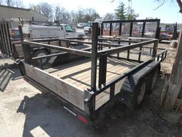 2020 Suretrac 14' Tandem Form Trailer, SN:5JW1U1426L1287802, 82''x14', Form