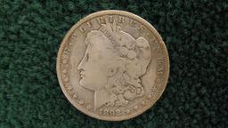 1892 O Morgan Silver Dollar