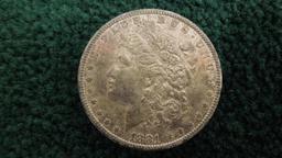 1881 O Morgan Silver Dollar