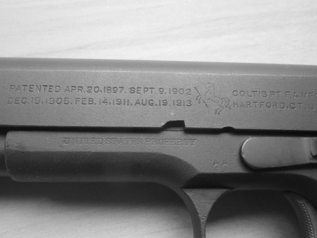 Colt US Arms 45 ACP M1911 pistol