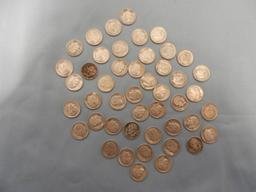 (46) -1950's Dimes