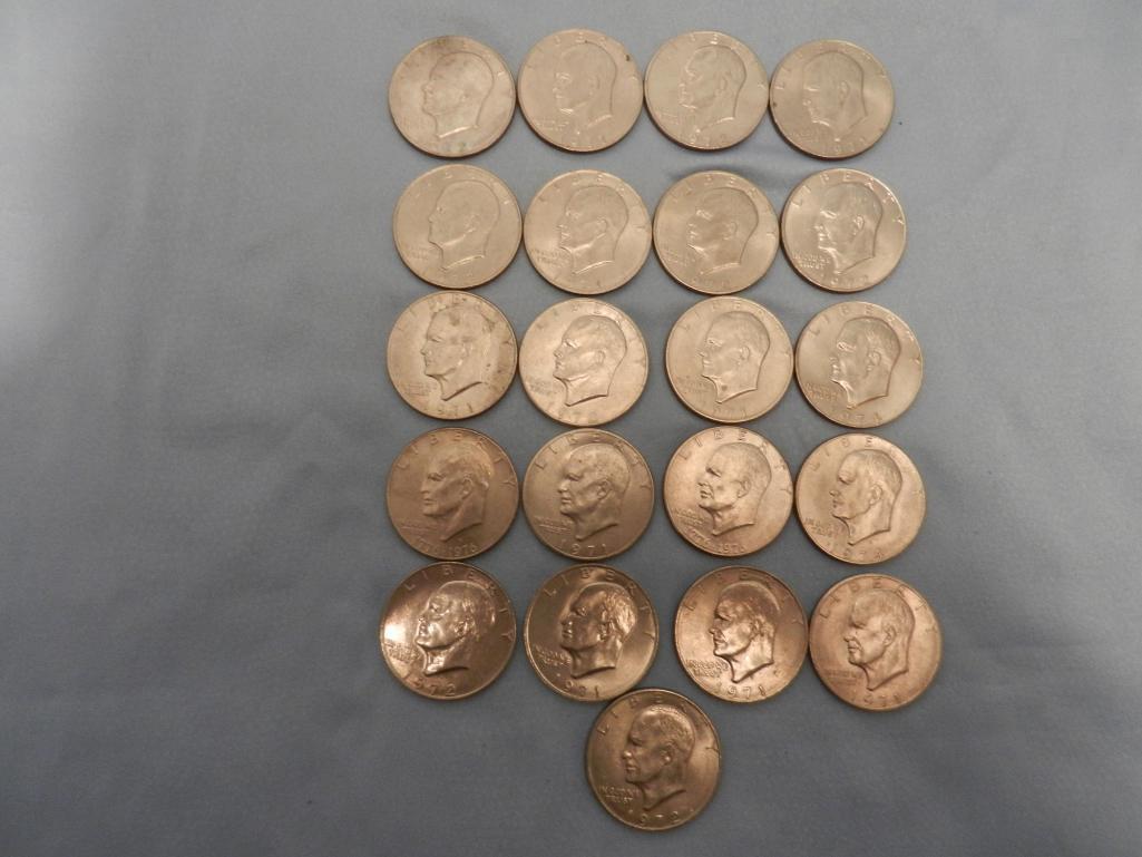 (21) 1971 + Silver Dollars