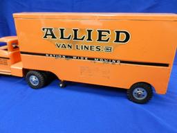 Tonka Allied Van lines Truck and Trailer