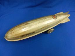 Steelcraft Graf Zeppelin 1930's Original Steel Pull Toy