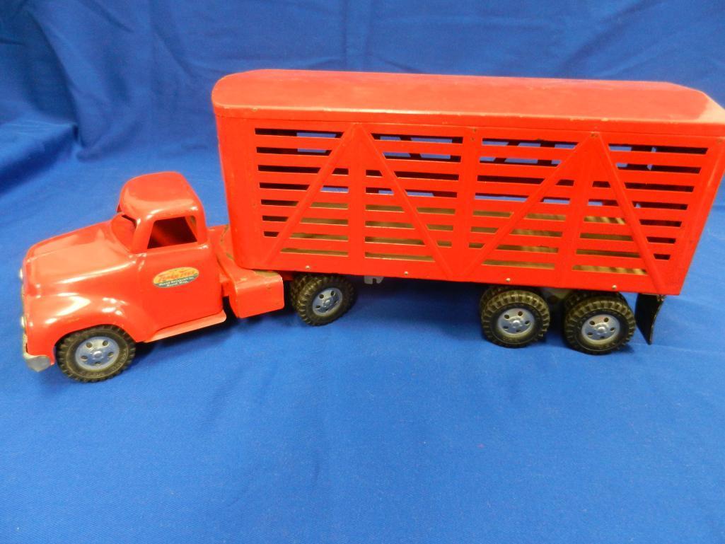 Tonka Truck and Livestock Trailer