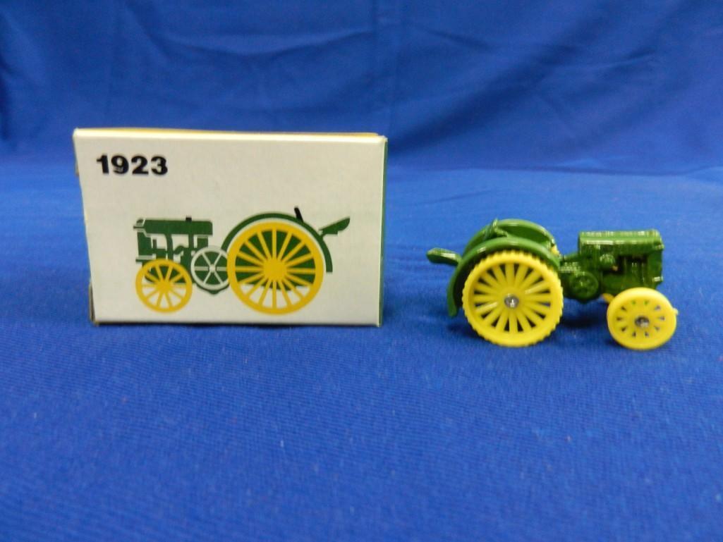 Eight John Deere Miniature toys