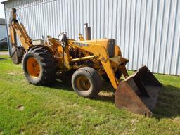 John Deere 500 Series A Diesel Loader Tractor with Backhoe