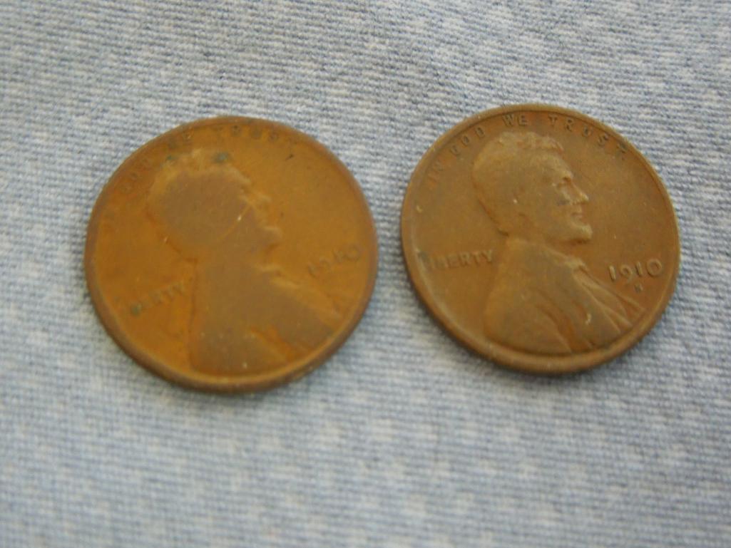 1910, 1910S Pennies