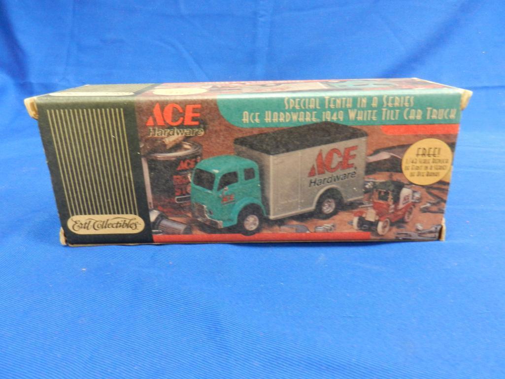 Ertl Collectibles Ace Hardware 1949 White tilt cab Truck