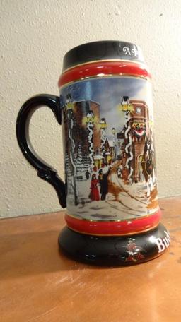 1992 Budweiser "A Perfect Christmas" Stein