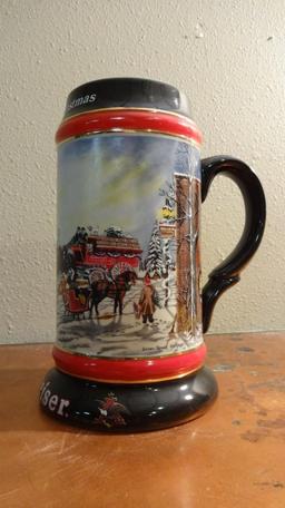 1992 Budweiser "A Perfect Christmas" Stein