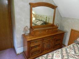 Oak Dresser with mirror