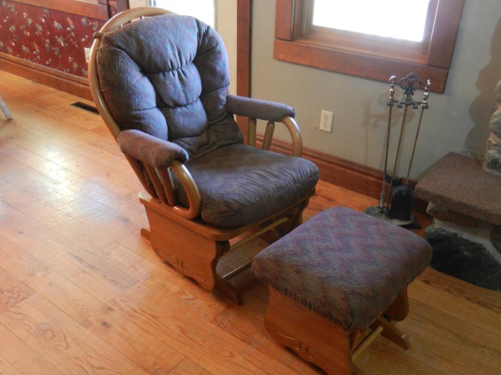 Glider Rocker Glider Footstool