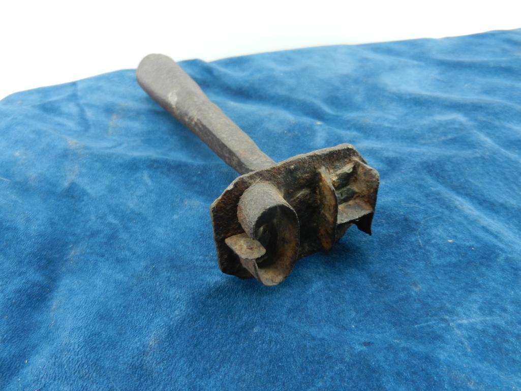 H G Forged Log Stamp Iron