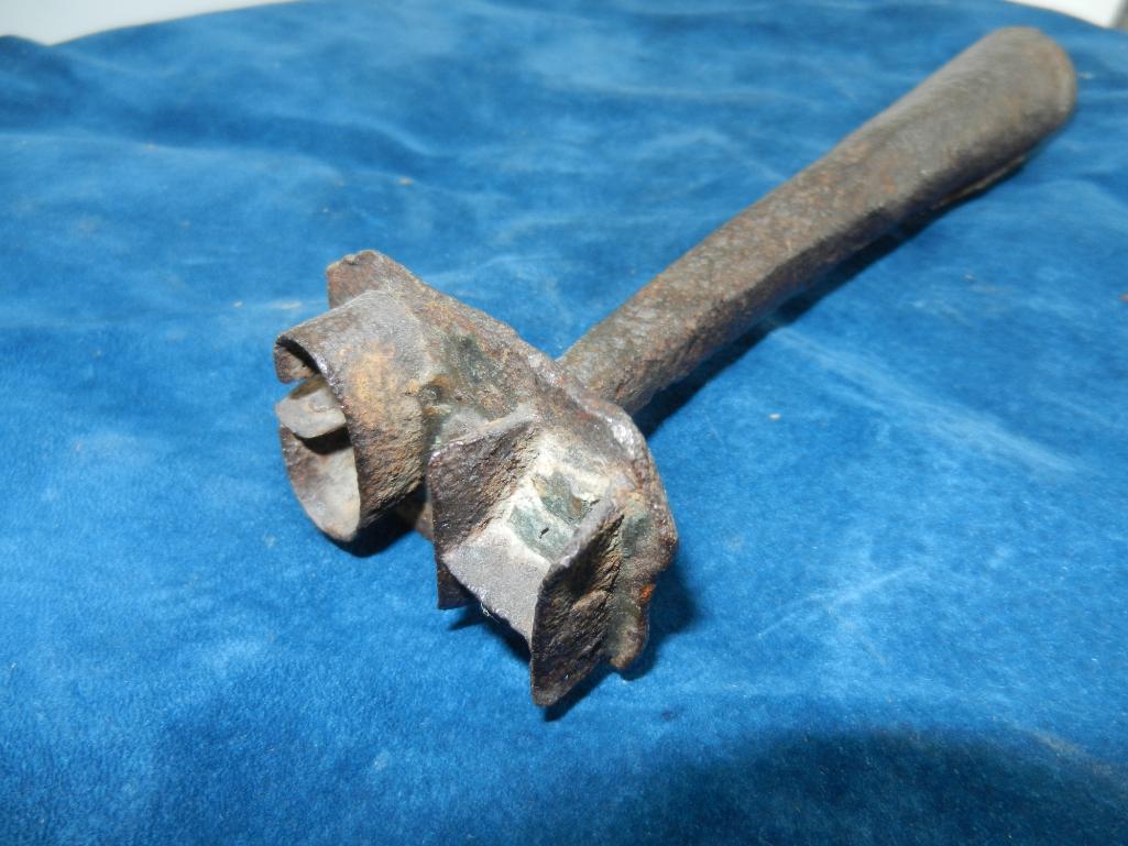 H G Forged Log Stamp Iron