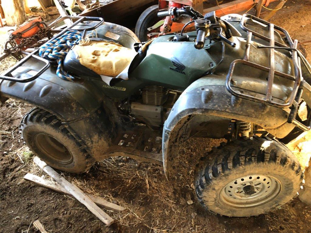 2006  Honda Rancher four wheelers, green