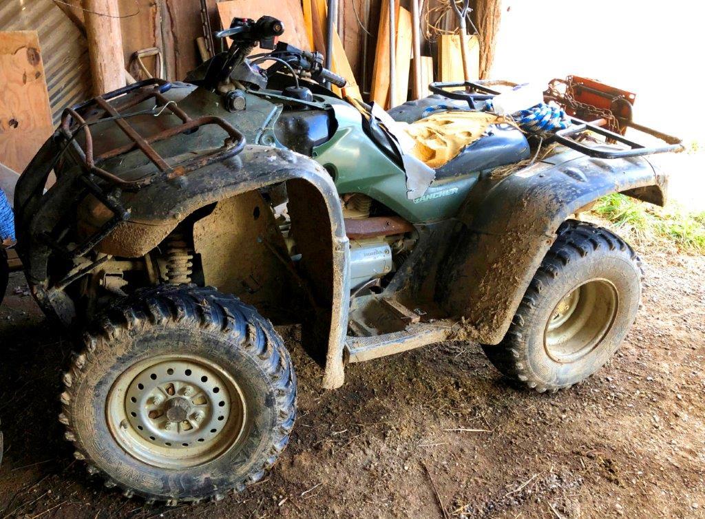 2006  Honda Rancher four wheelers, green