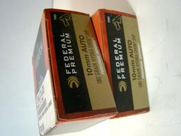 2 BOXES FEDERAL PREMIUM HYDRA-SHOK 180 GRAIN 10MM AMMO