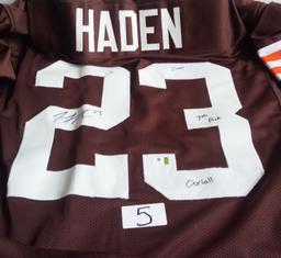 AUTOGRAPHED JOE HADEN JERSEY WITH COA