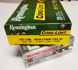 2 BOXES 30-06 AMMUNITION