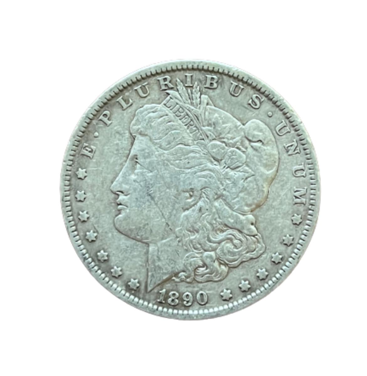 1890-O MORGAN SILVER DOLLAR