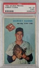 ULTRA RARE 1954 WILSON FRANKS PSA 4 HARVEY KUENN