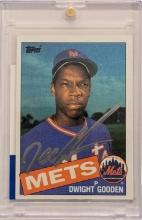 DWIGHT GOODEN SIGNED CARD (PSA AUTHENTICATION)