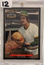 HOF AUTOGRAPHED CARD OF LEGEND ROLLIE FINGERS