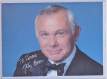 JOHNNY CARSON SIGNED PHOTO