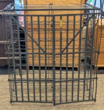 RARE VINTAGE 100 BOTTLE RIGIDEX INDUSTRIAL WINE CAGE