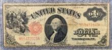 1917 $1 LARGE NOTE "SAW HORSE"