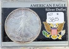 1990 AMERICAN SILVER EAGLLE .999 1 OUNCE SILVER COIN