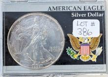 1993 AMERICAN SILVER EAGLLE .999 1 OUNCE SILVER COIN