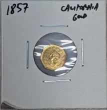 1857 CALIFORNIA GOLD 1/2 DOLLAR